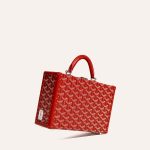 Goyard Grand Hôtel Trunk Bag Red - Image 3